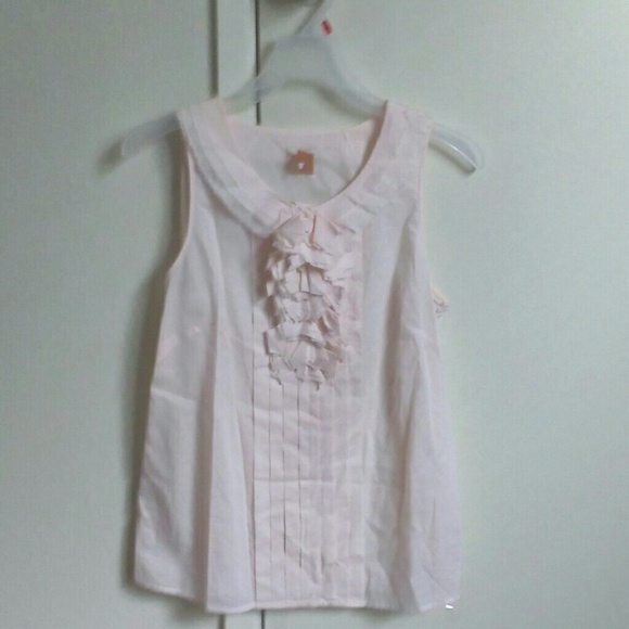 SOLD JCrew Top With From Ruffle Design - Picture 2 of 4